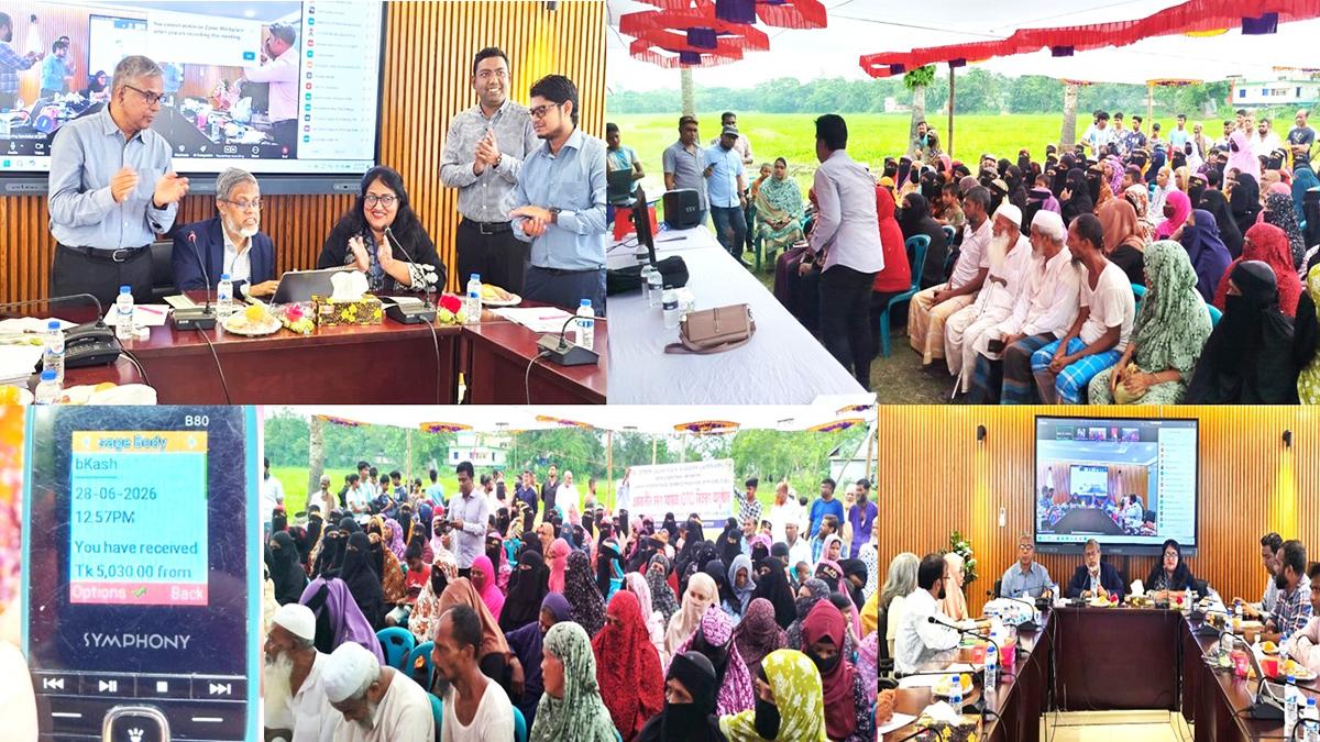 বন্যাদুর্গতদের পাশে বি-স্ট্রং: দ্বিতীয় ধাপে প্রায় ১২ হাজার পরিবারকে ৬ কোটি টাকা এককালীন নগদ সহায়তা